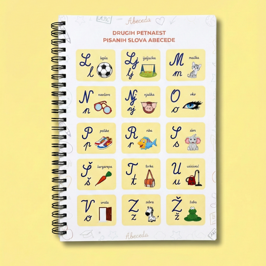 Pisana Abeceda i Brojevi (Magična Sveska)