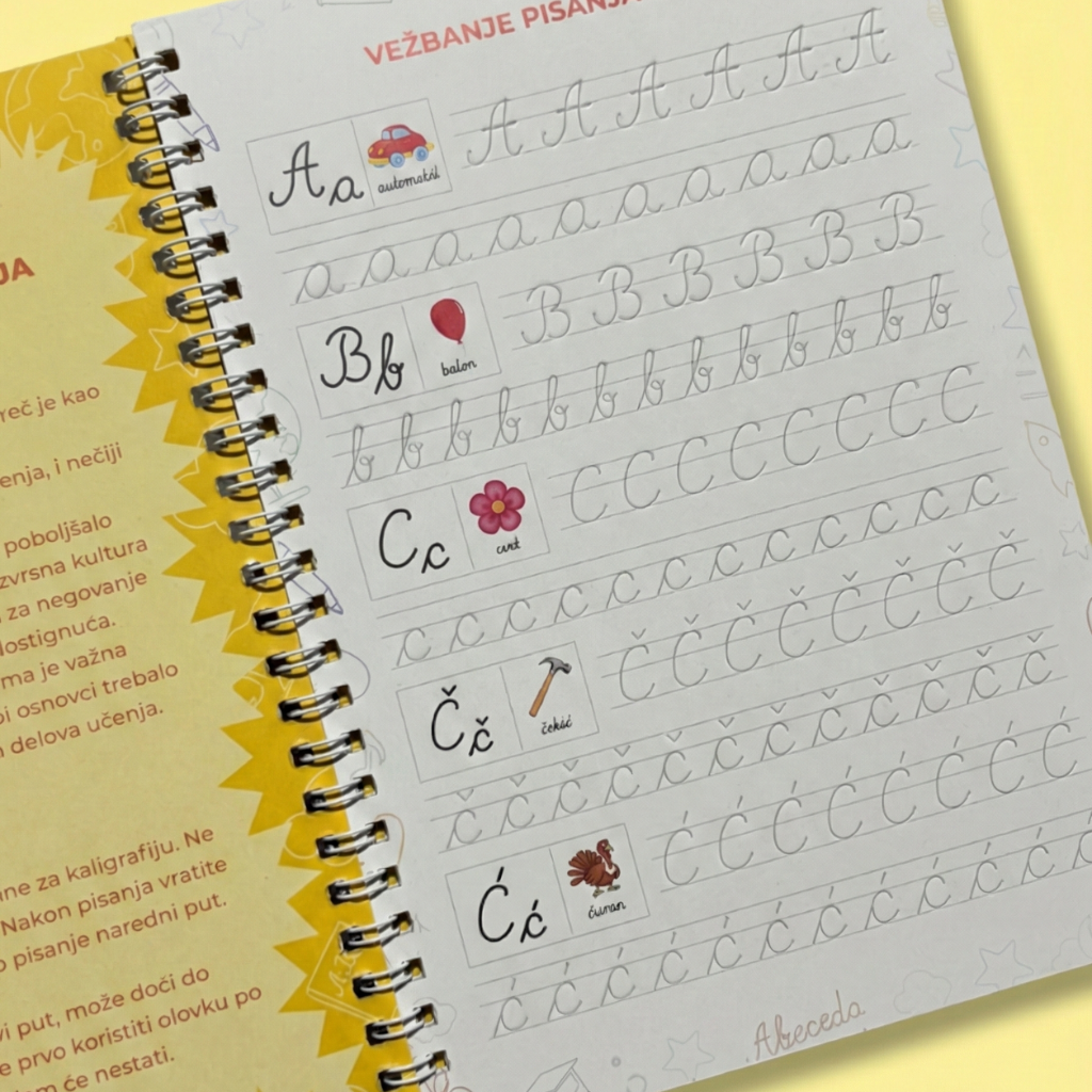 Pisana Abeceda i Brojevi (Magična Sveska)