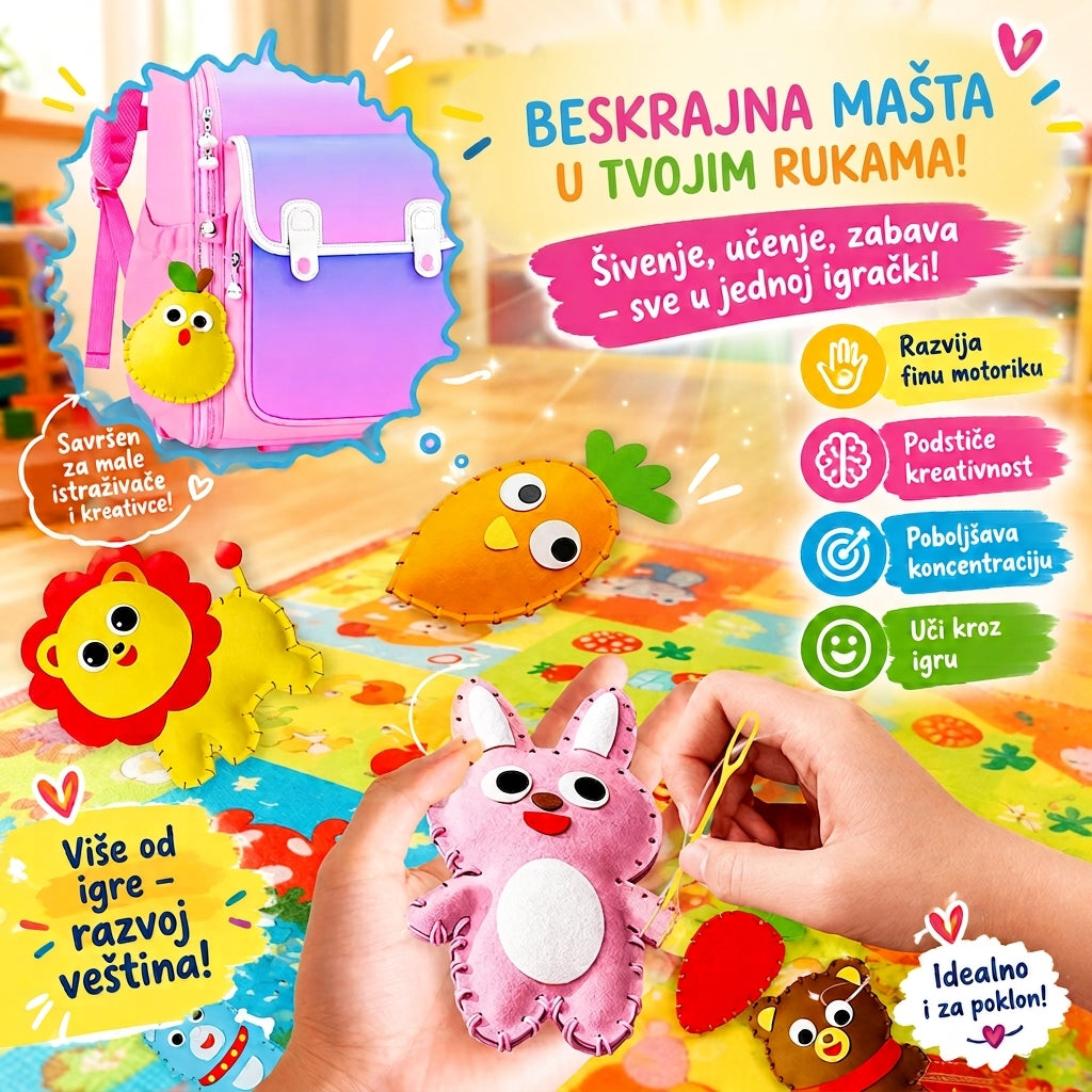 Dečiji set za šivenje